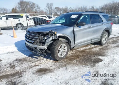 2021 Ford Explorer Xlt z USA, uszkodzony, nr VIN 1FMSK8DH2MGC24610